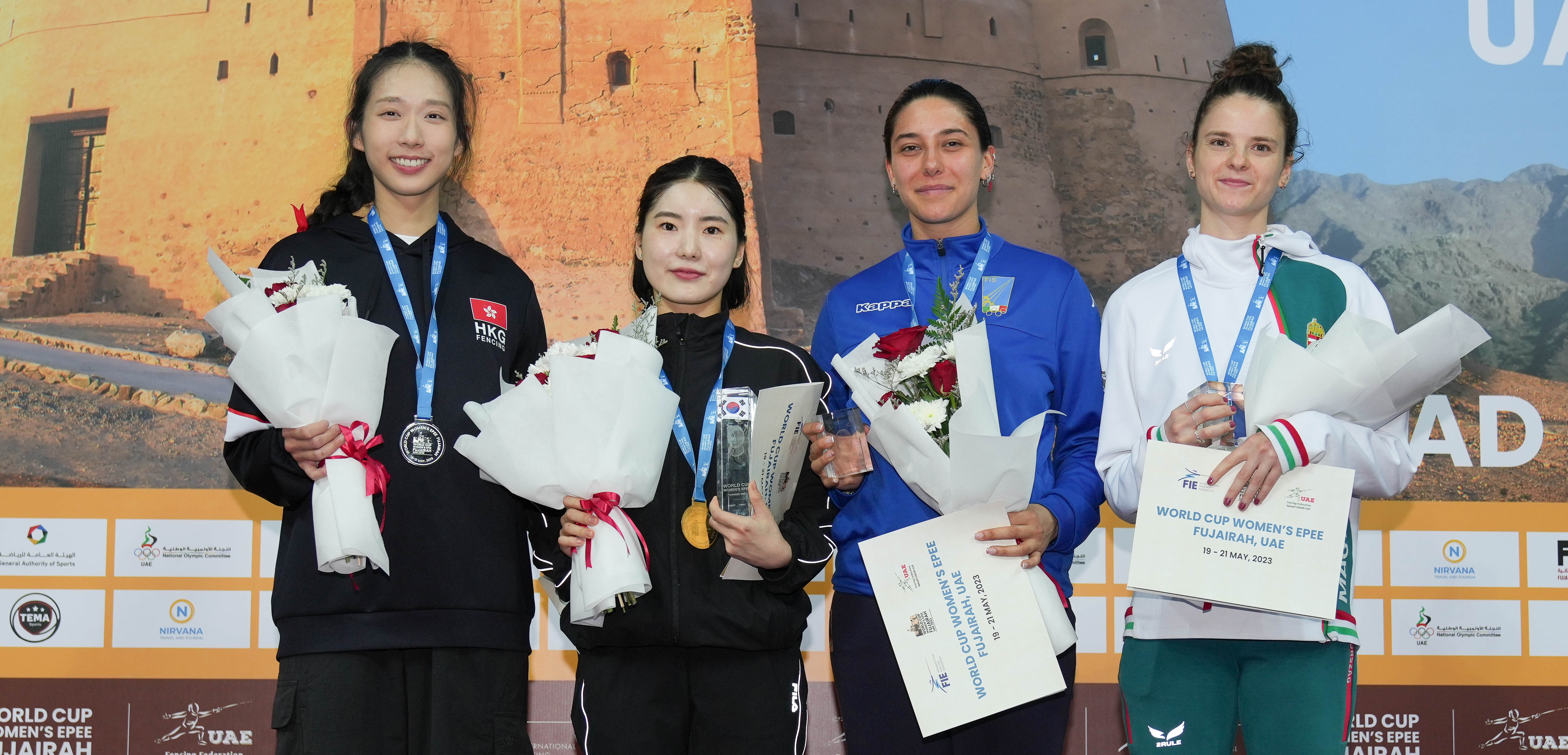 Fencing World Cup Fujairah: South Korea's Sera Song strikes back at Hong  Kong's Vivian Kong with sudden-death épée win